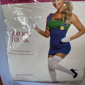 Blue and Green Sidekick Costume